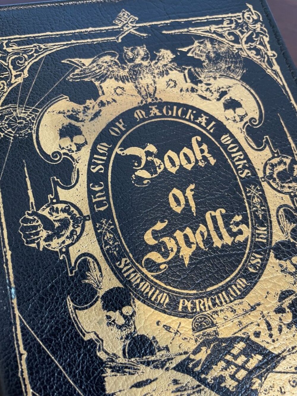 Book of Spells Handbag Purse Crossbody Bag Gothic Goth Wicca Halloween - Picture 9 of 9